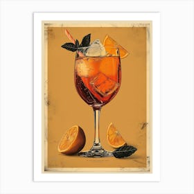 Aperol Spritz Art Print 241 Art Print