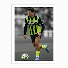 Jack Grealish Of Manchester City Art Print