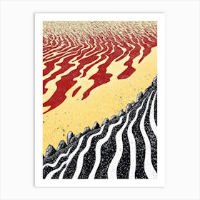 Sand And Fire Art Print