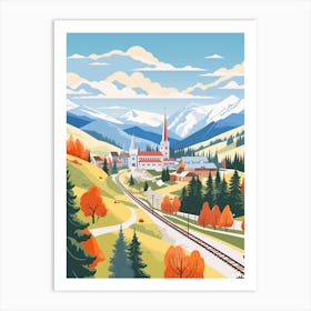 Slovakia Travel Illustration Art Print