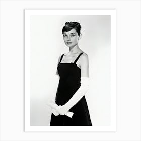 Actress Audrey Hepburn Art Print