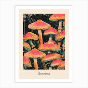 Explore Mushroom Poster 1 Art Print