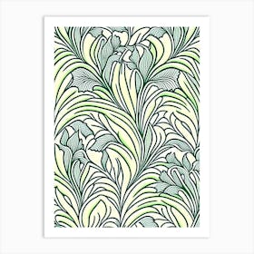 Shamrock Leaf William Morris Inspired Art Print