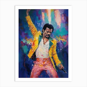 Impressionistic Pop Icon Perform Art Print