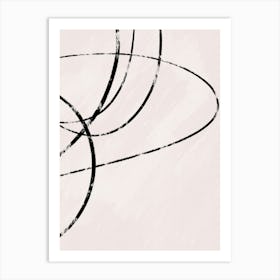 Abstract Circles 1 Art Print