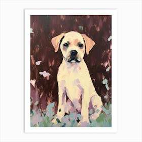 A Boxer Dog Painting, Impressionist 6 Art Print