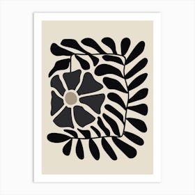 Flower In A Square Art Print