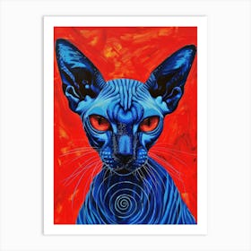 Sphynx Cat 13 Art Print