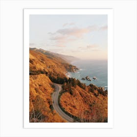 Big Sur Highway Scenery Art Print