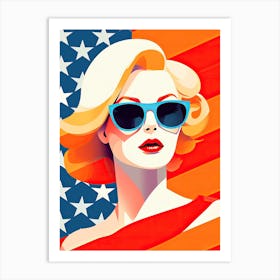 American Girl, Pop Art Art Print