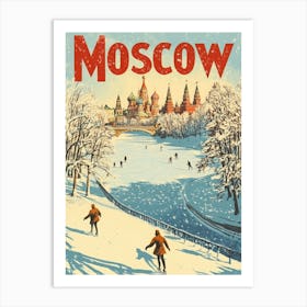 Aihrgdesign A Mid Century Modern Travel Poster For Moscow Sho 06c35a93 8e1e 45db 9ea2 0daf505c49aa 1 Art Print