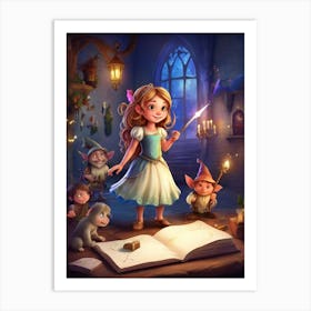 Fairytale Princess 6 Art Print