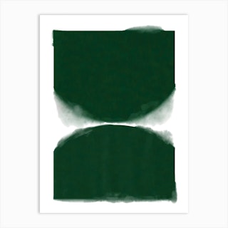Green Abstract Art Print