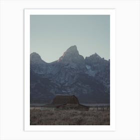 Wyoming Valley Cabin Art Print