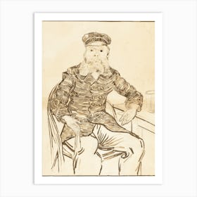 The Postman Joseph Roulin, Vincent Van Gogh Art Print