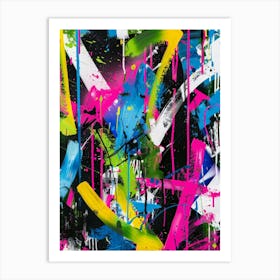 Splatters 2 Art Print