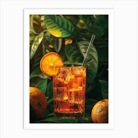 Iced Tea With Oranges 2 Art Print