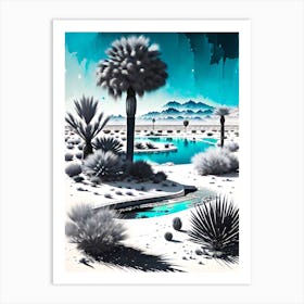 Desert Landscape 6 Art Print