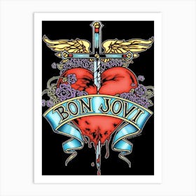 Bon Jovi Bad Medicine Framed Art Reprint Poster Art Print