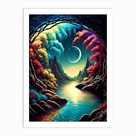 Rainbow River Art Print