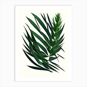 Rosemary Leaf Vibrant Inspired 5 Art Print