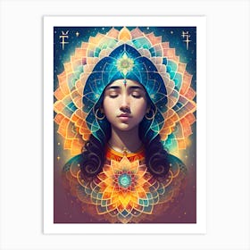 Shamanic Woman Art Print