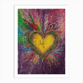 Heart Of Love 8 Art Print