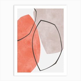 Watercolor expressionism 7 Art Print