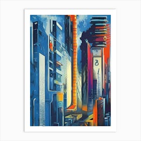 Sci Fi Fantasy Architecture Science Fiction Futuristic Blade Runner Cyberpunk Technopunk Art Print