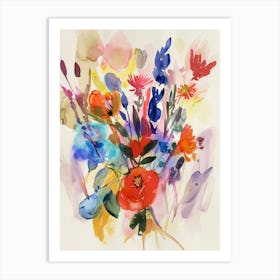 Bouquet Of Flowers 4 Art Print