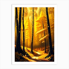 Autumn Forest 89 Art Print