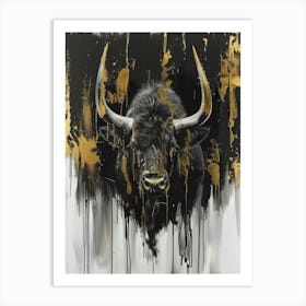 Bull Canvas Print 6 Art Print