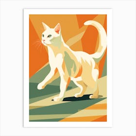 Cat Cat 25 Art Print