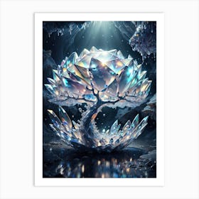 Crystal Tree Art Print