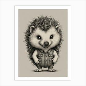 Hedgehog 21 Art Print