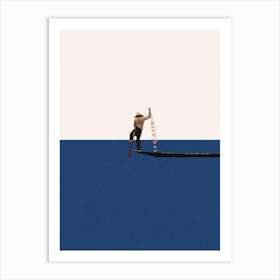 Fishing For Compliments Art Print