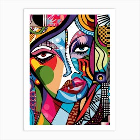 Abstract Of A Woman 85 Art Print