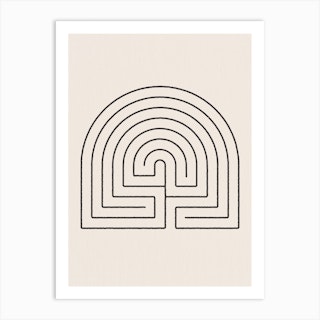 Labyrinth 4 Art Print