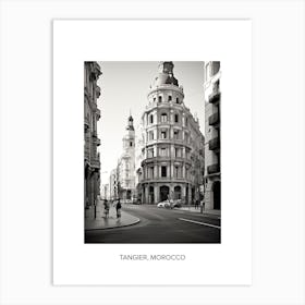 Poster Of Valencia, Spain, Photography In Black And White 1 Art Print