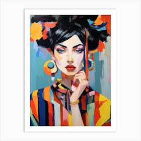 Asian Woman 13 Art Print