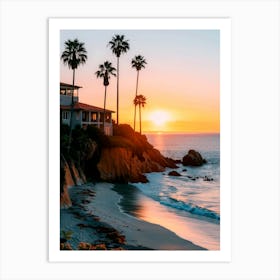 California Dreaming - Laguna Beach Sunrise Art Print