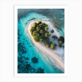 Island In The Maldives 2 Art Print