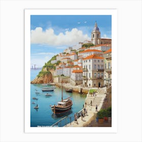 Portugal, Atlantic Ocean beach. 1 Art Print