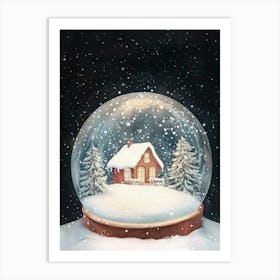 Snow Globe Art Print