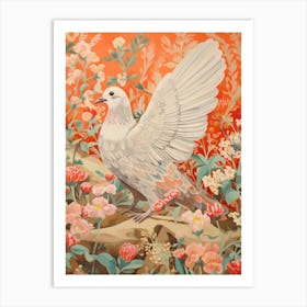 Pigeon 4 Detailed Bird Painting Art Print