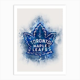 Toronto Maple Leafs Watercolor Art Print