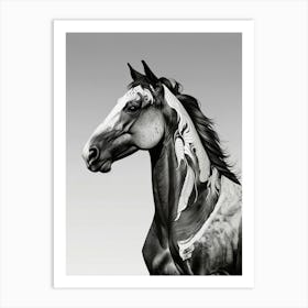 Horse With Feathers Art Print