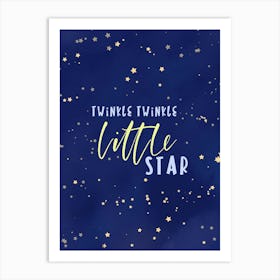 little stars kids room artprint Art Print