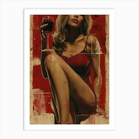 Sex And Wine 3 Art Print