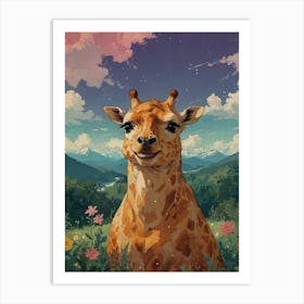 Giraffe 70 Art Print